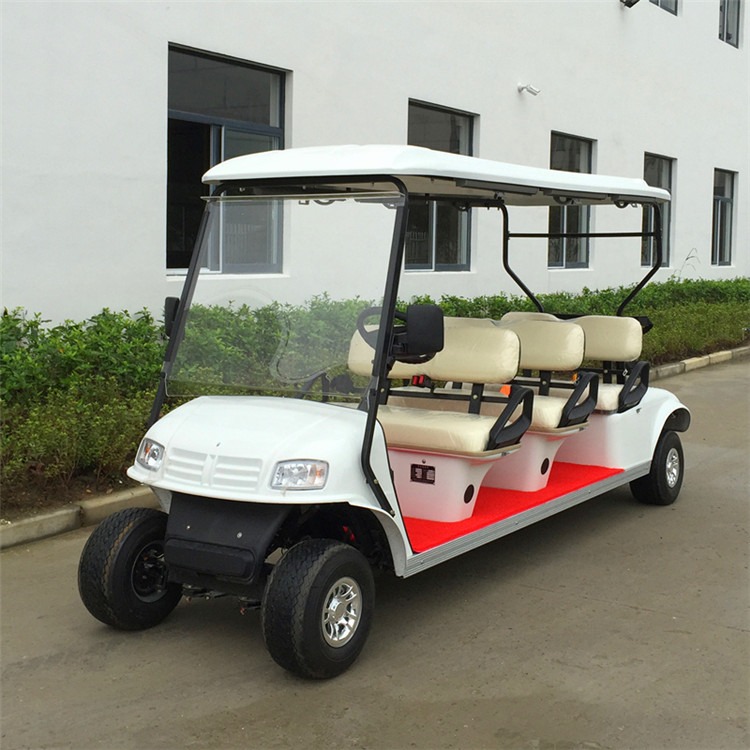 南京4座电动高尔夫球车生产厂家 扬州老年家庭代步电瓶车观光巡逻