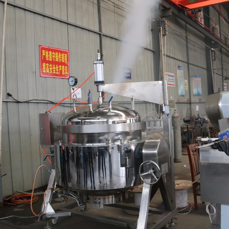 大型全自动蒸汽纳豆高压煮锅 大型煮纳豆设备 商用纳豆蒸煮生产线 黄小豆蒸煮机器