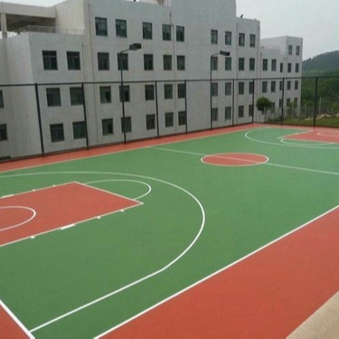 球场地坪漆，篮球场地坪漆，羽毛球水性漆，球场漆