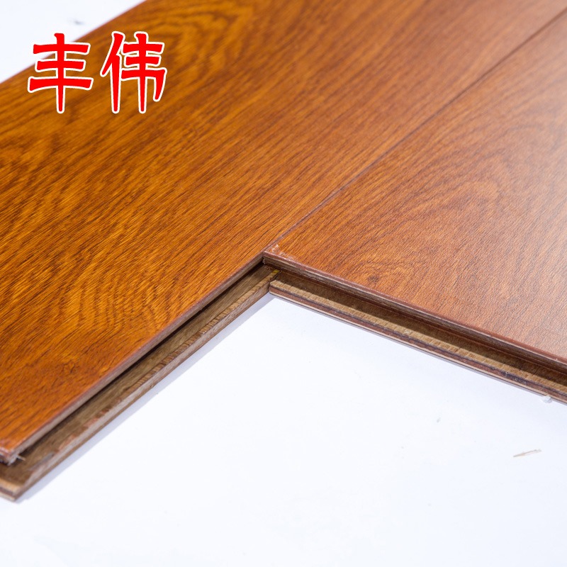 临沂地板厂家直供_多层实木地板_卧室强化复合木地板15mm 耐磨家用地板