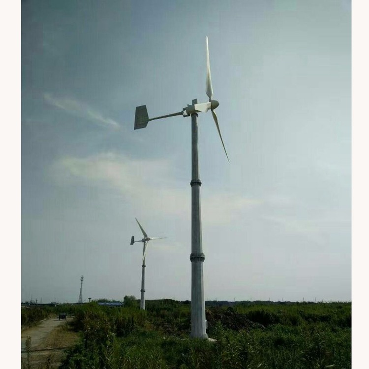 风力发电机5000W全套 质保两年免费维护新疆工程用  5KW风力发电机 家用离网发电
