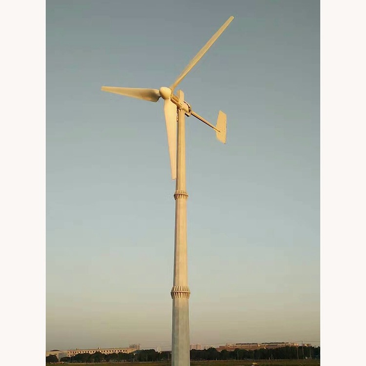 风力发电技术  5千瓦小型风力发电机发电效率高厂家批发价5KW风力发电机家用220V