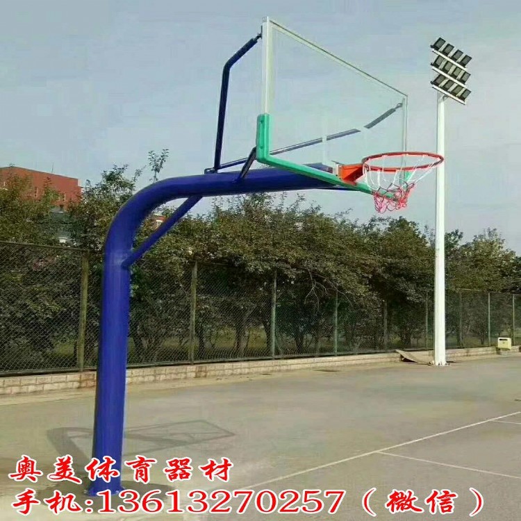 品质好的移动单臂篮球架 固定篮球架