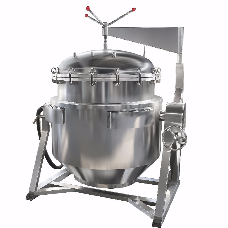 全自动大型煮纳豆旋转锅 黄豆子自动煮锅 可倾式煮豆子机器设备