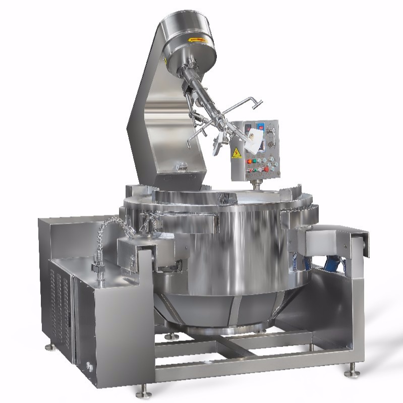 650L大型全自动炒面粉机器 小麦粉加工炒制设备 油茶面搅拌炒锅厂家
