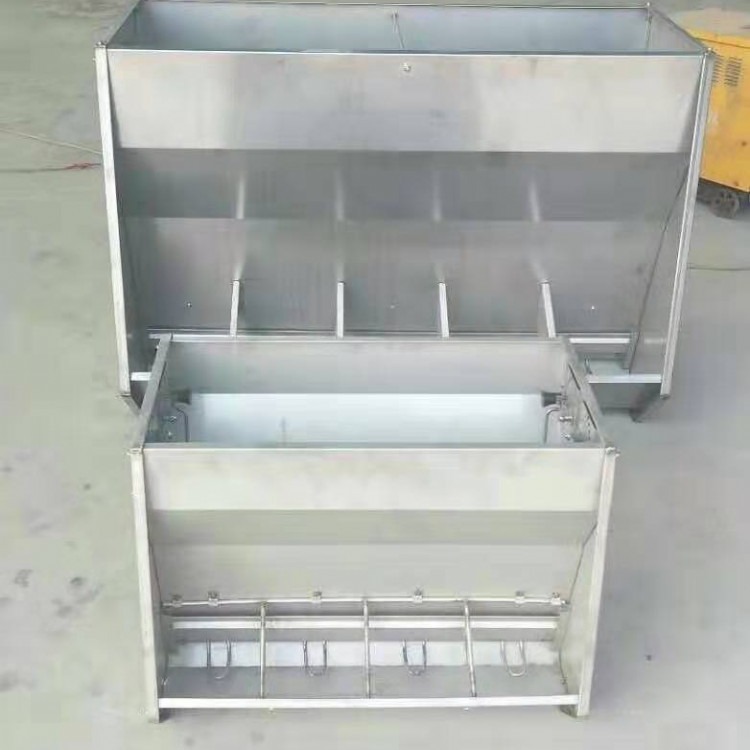 猪用食槽不锈钢料槽喂食槽可调节性猪用食槽食槽系列