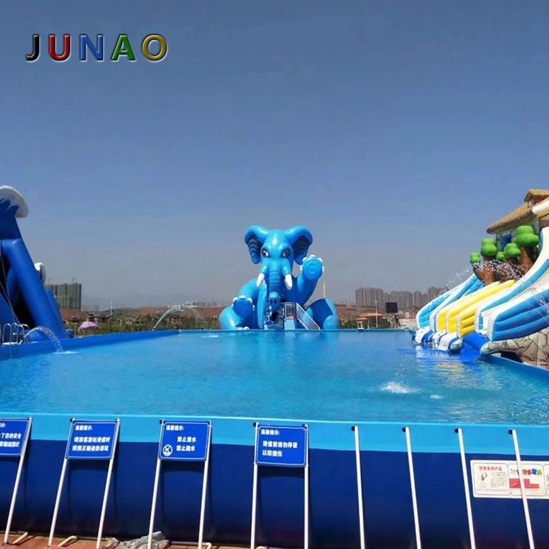 上海军奥批发大型支架水池支持定制，面积大，可同时多人游泳戏水，适合游乐场，公园等欢迎咨询选购