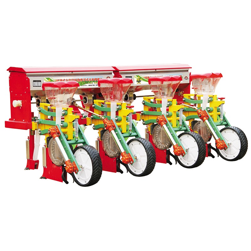 玉米播种机 四轮拖拉机 农用4行玉米精播施肥机