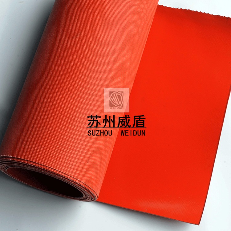 厂家直销风机软连接硅胶布，红色硅胶布