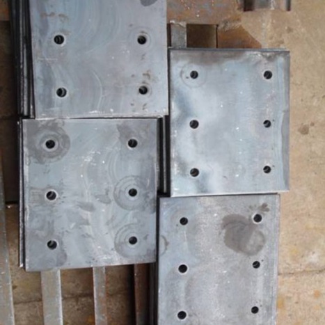 河北河铁厂家生产订做预埋板 异形预埋板镀锌钢板法兰盘