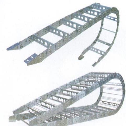 TL型钢制拖链钢铝拖链金属坦克链铁油气水管电缆线保护链条