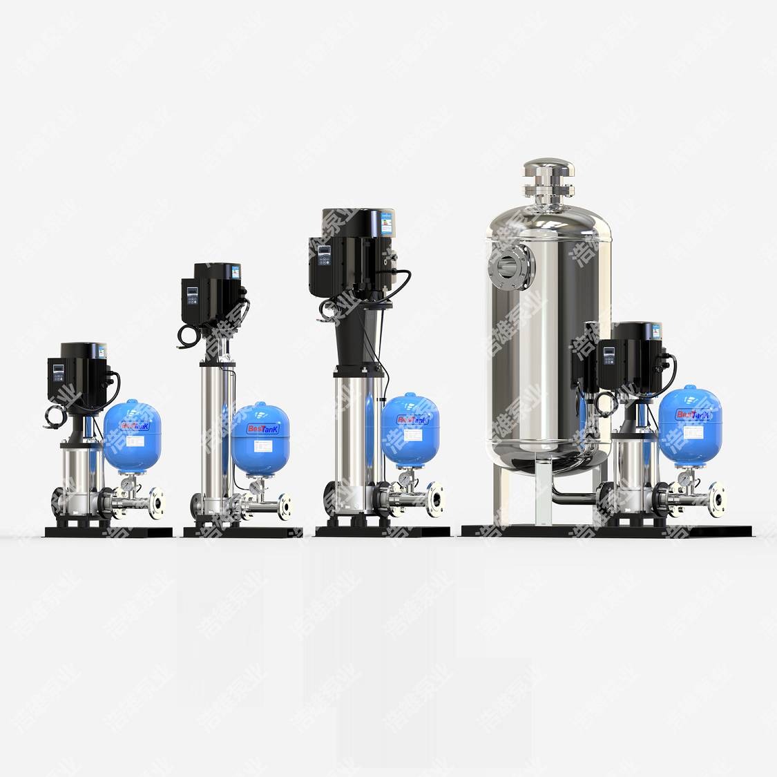 CWS-VI一体式恒压变频水泵 立式多级变频增压泵 自来水管道自动加压泵