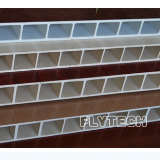 PVC宽幅门板生产线 中空门板挤出机设备 PVC门板生产设备