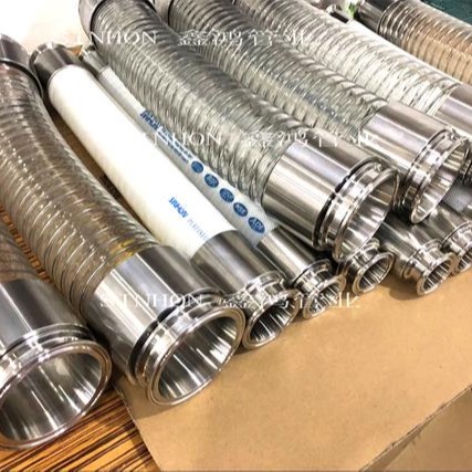 鑫鸿管业厂家生产无塑化剂软管，供应耐高温PU食品级塑料管，透明钢丝平滑管