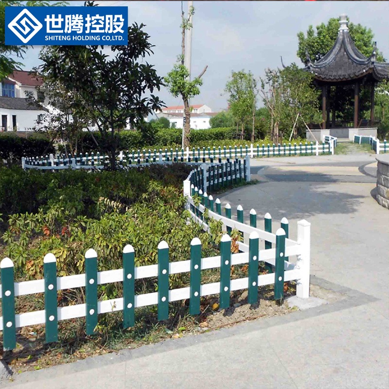 浙江PVC草坪围栏白色款  乡村道路塑料护栏  pvc护栏厂家定制