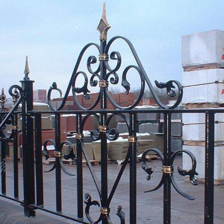 院墙铁艺栏杆 可定制 防护栏杆 铸铁围墙 铸铁防护栏 厂家直销 均可定制