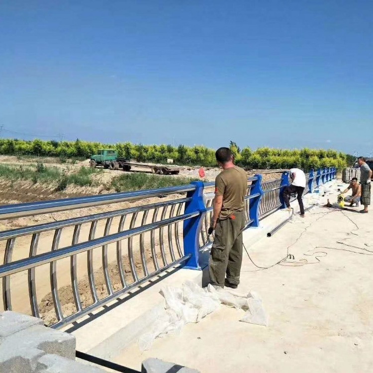 四川桥梁护栏定制304不锈钢防护栏杆河道景观防护栏杆定制