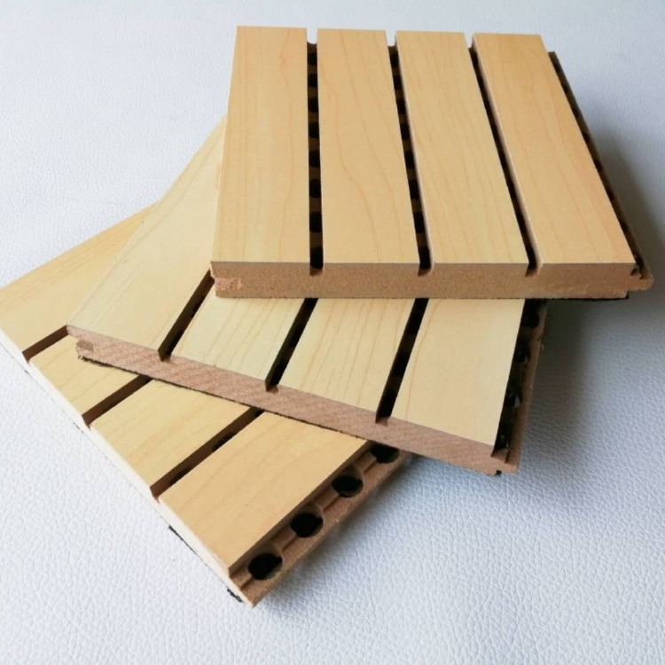 高品质环保松木吸音板 防火木质吸音板厂家