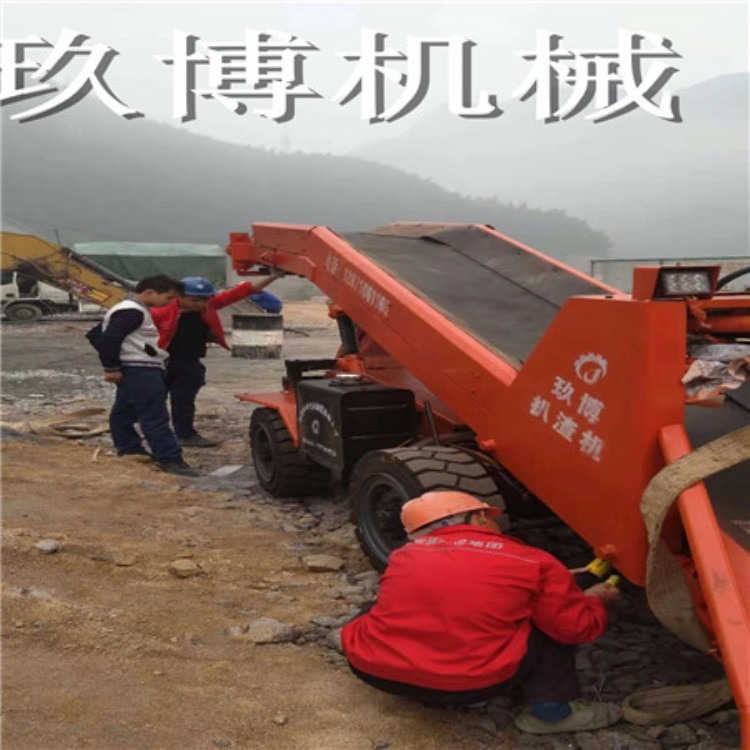 贵州的矿山挖渣工作,用玖博什么型号扒渣机出渣比较快