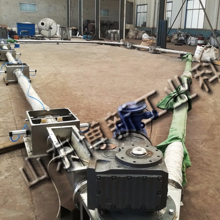 生产大豆管链式输送机 粉体颗粒管链专用输送机