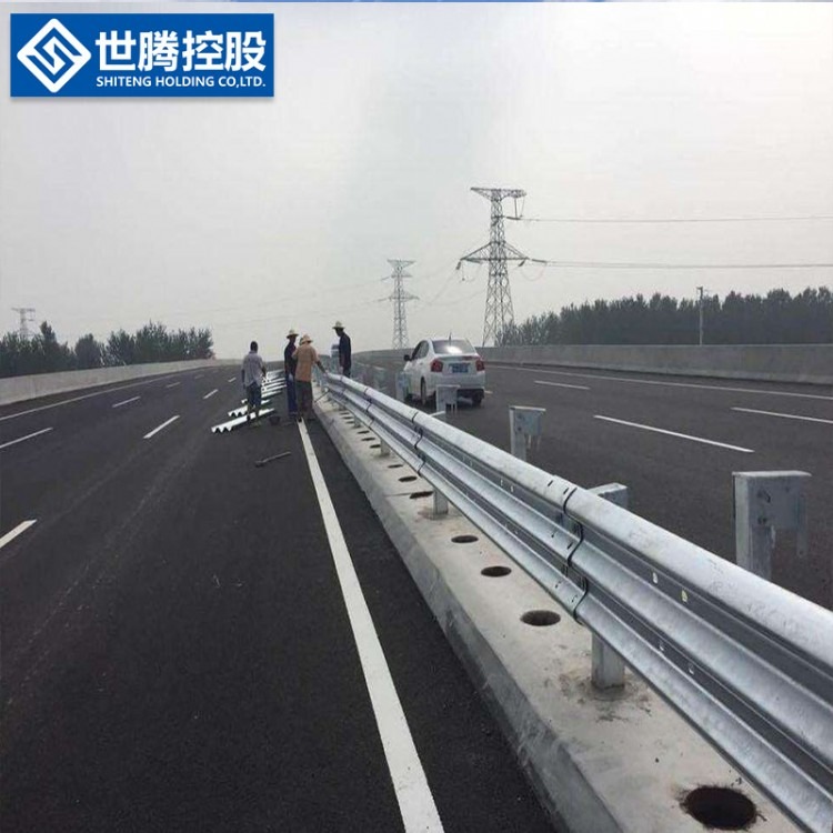 浙江波形护栏板 高速公路防撞护栏 马路道路护栏杭州热镀锌护栏厂家
