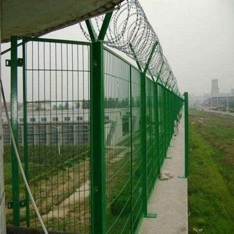 防攀爬金属隔离网机场外围墙防护网机场围栏网Y型柱机场护栏网 定制