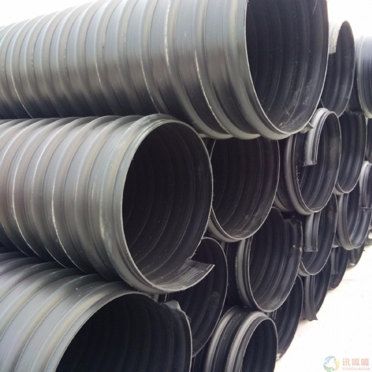 湖南HDPE钢带管增强缠绕管PE钢带管的特点及应用