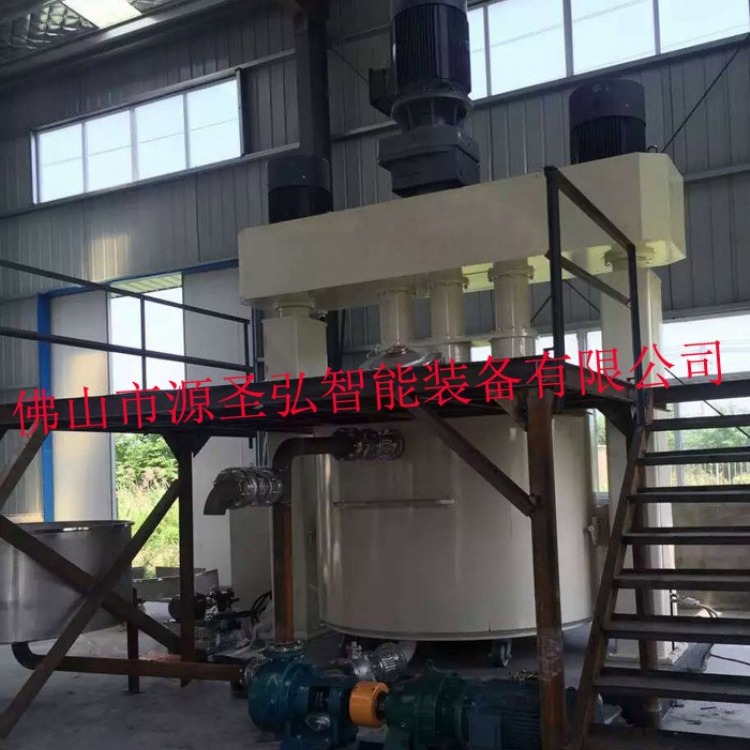 广东玻璃胶基料生产设备 5000L真空强力搅拌分散机 