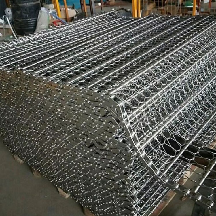 供应 高温食品输送带可定做烘干流水线链条式304不锈钢输送网带