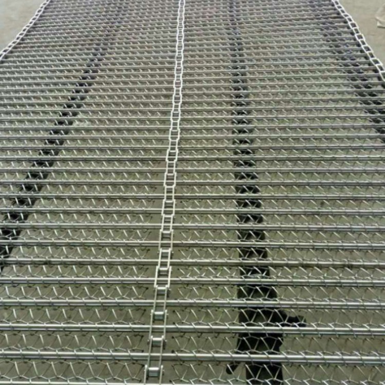 厂家直销304不锈钢链条式网带 非标定制超声波烘干清洗耐高温网链