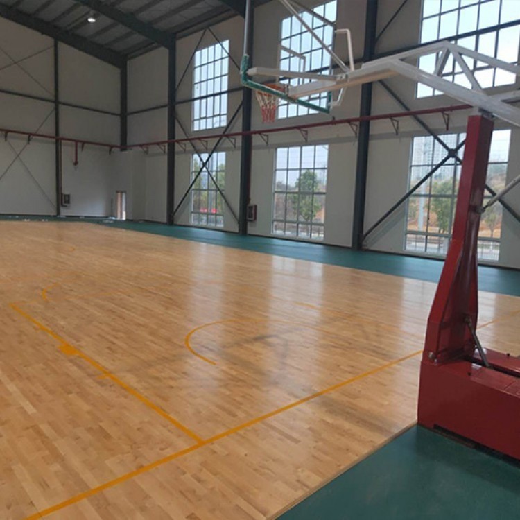 汉中镇巴篮球馆运动木地板 凯伟德厂家直销运动木地板
