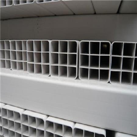 大量销售四孔 九孔PVC格栅管 多孔穿线硬管 四六九孔格栅塑料管
