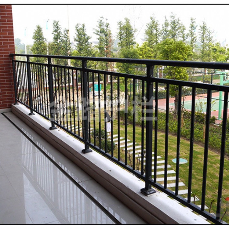 浙江台州护栏厂家   生产批发锌钢喷塑阳台护栏   空调外机防护栏杆