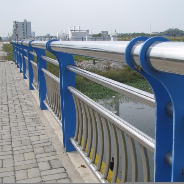 厂家供应桥梁护栏 河道景观防护栏杆 304不锈钢桥梁防护栏报价
