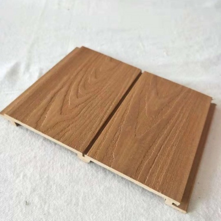 重庆生态木厂家 木塑202高长城板 生态木墙面板墙裙 吊顶生态木板材厂家