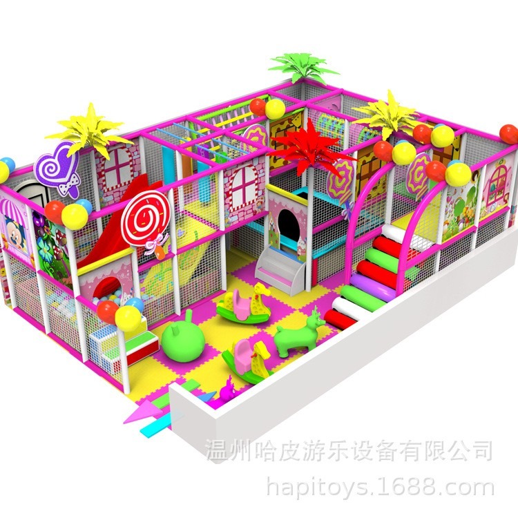 哈皮游乐新型室内淘气堡定制儿童淘气堡大型室内儿童游乐场款式多种样式可选
