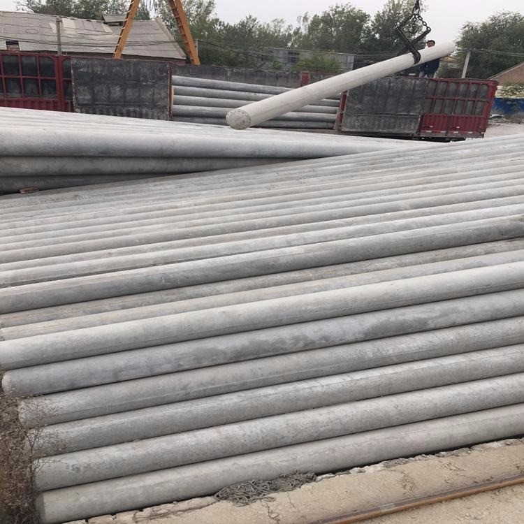 安庆18米水泥电线杆现货销售   红旗水泥制品  非预应力水泥杆现货销售