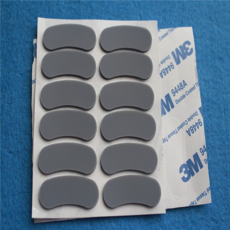 定制3M背胶硅胶垫 硅胶防滑垫 透明 黑色 灰色硅胶脚垫 家具脚垫