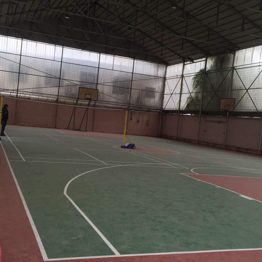 隆林县室内篮球场橡胶地板造价，篮球场做材料可以吗