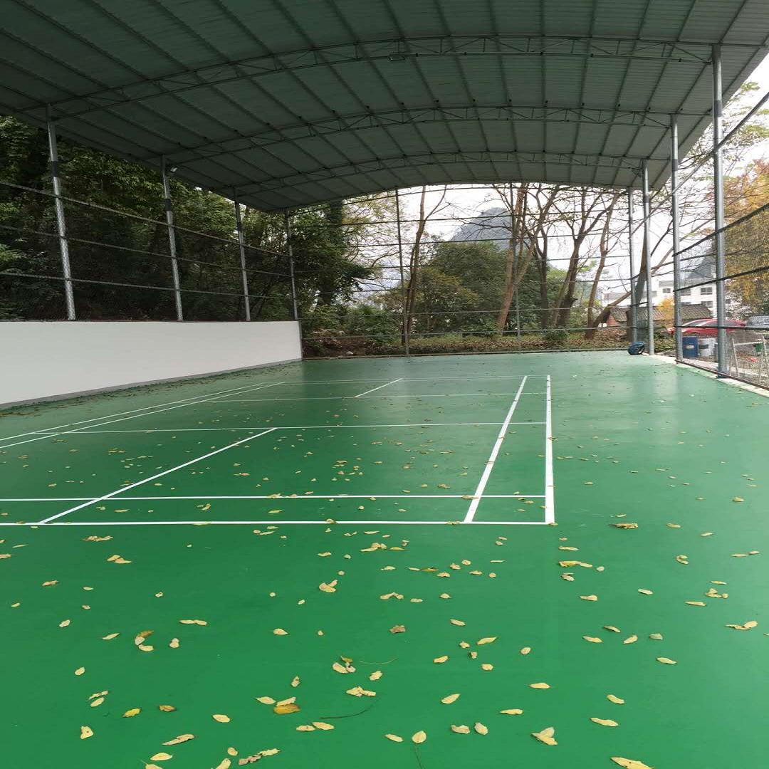 河池市都安哪里有做学校塑胶跑道的，室内硅pu气排球场翻新
