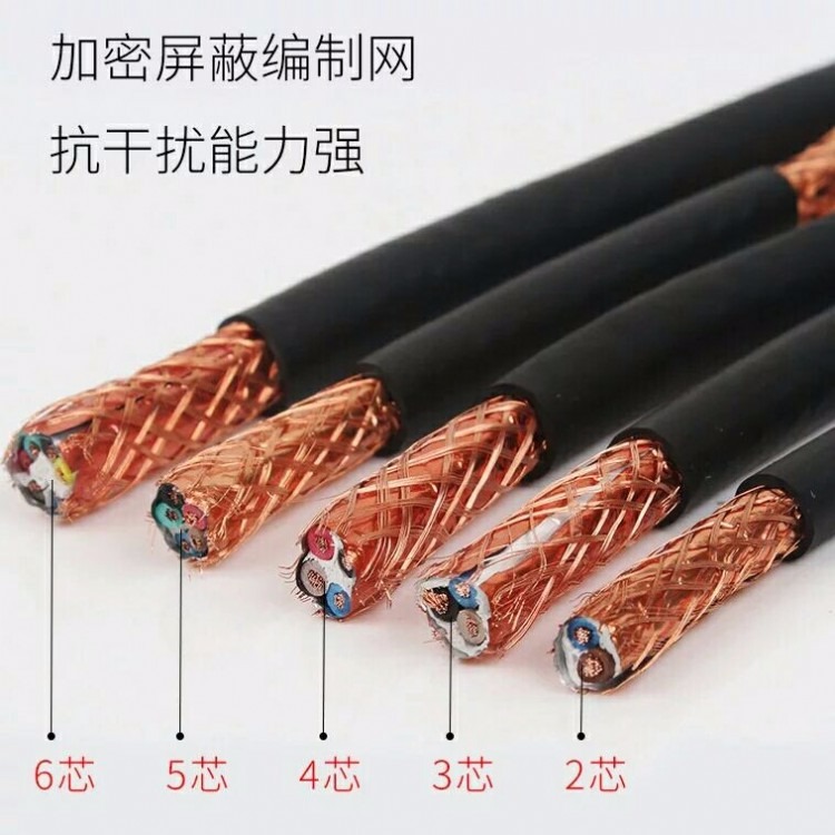 铜芯聚氯乙烯软电缆线国标护套线