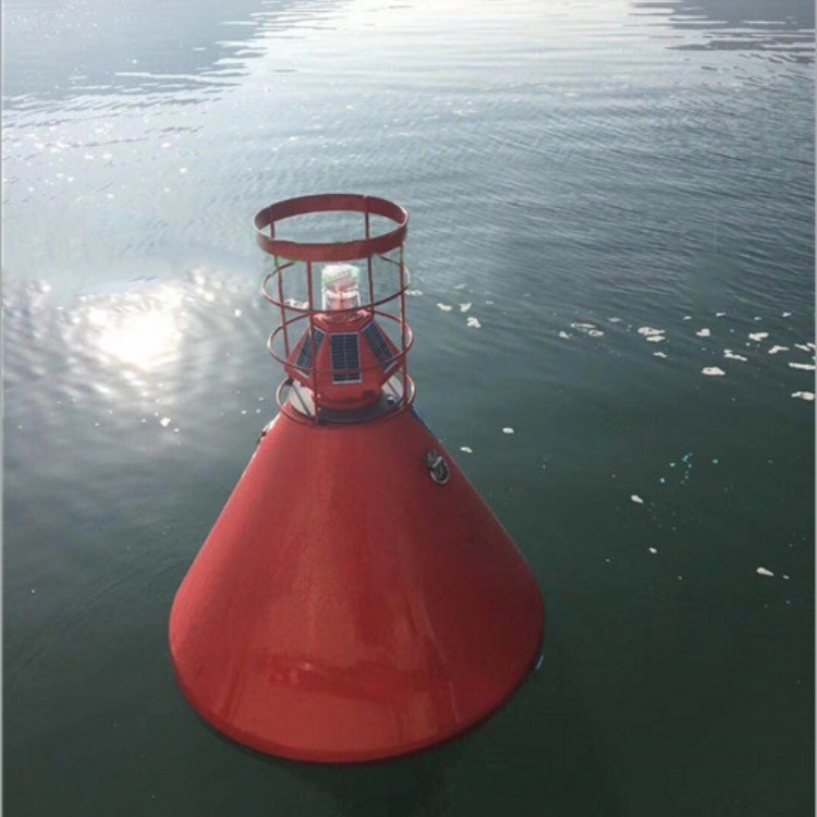 河道警示灯塔海面大型环保耐腐蚀航道定位浮标