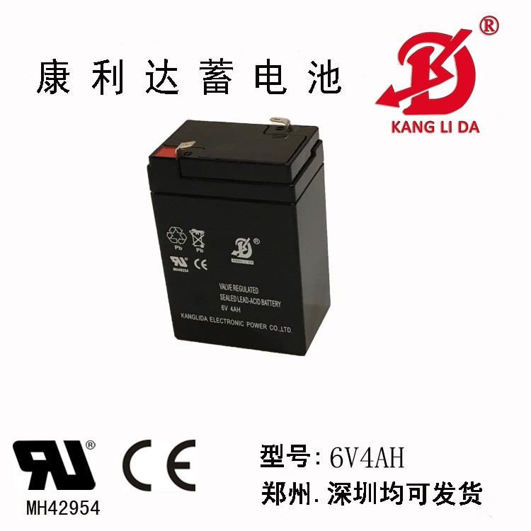 康利达6V4AH铅酸蓄电池用于楼宇对讲厂家直销