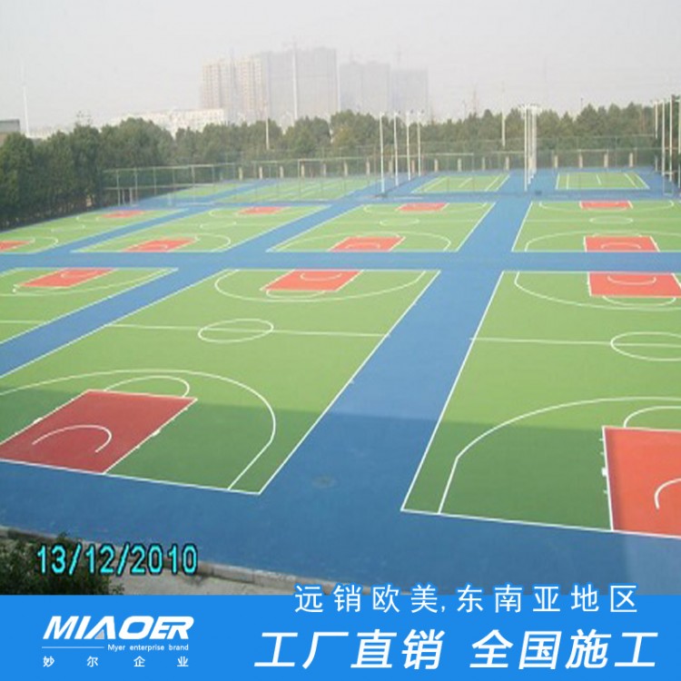 球场防滑地坪设计装修上海闵行上海篮球场设计施工