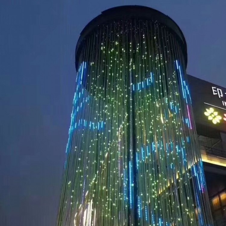广州水晶烟花造型设计灯光节造型商业美陈