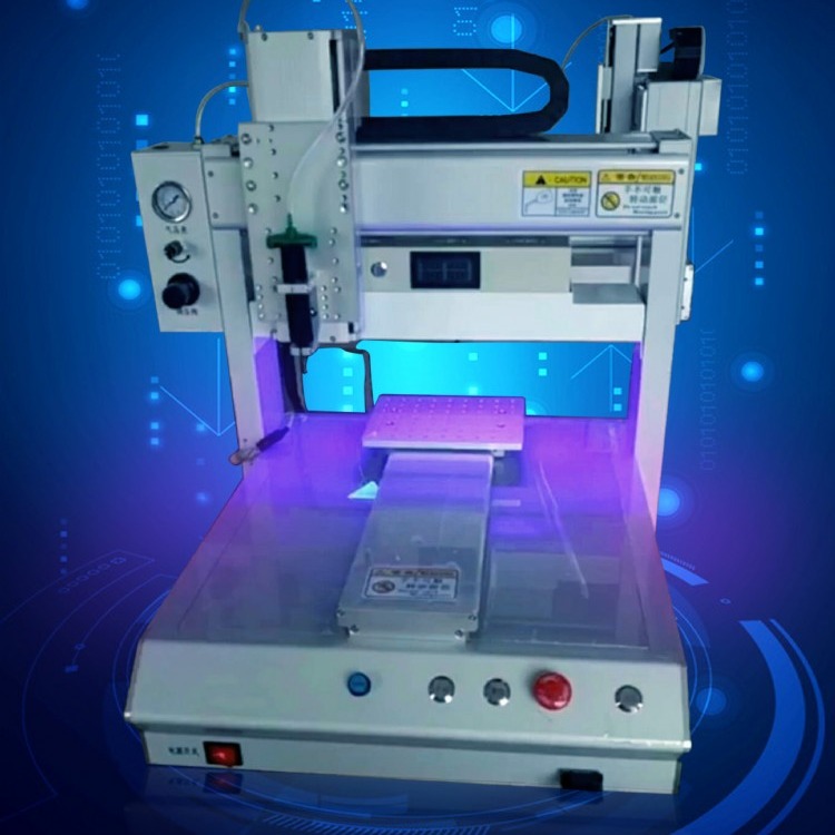 HEAKAI 数据线点胶UV固化一体机H-UV331 TYPE C连接器点胶机 