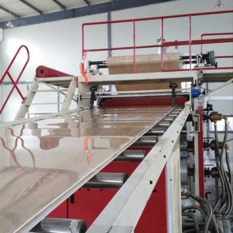 一步法spc石塑复合地板生产设备厂家直销