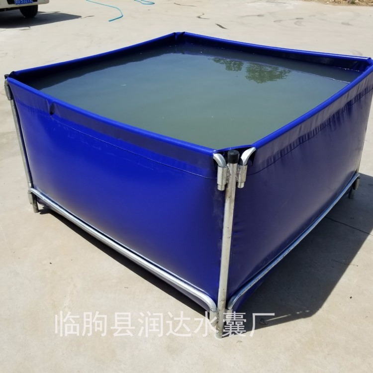 厂家供应水产养殖PVC支架水池 可折叠支架游泳池 养鱼池 