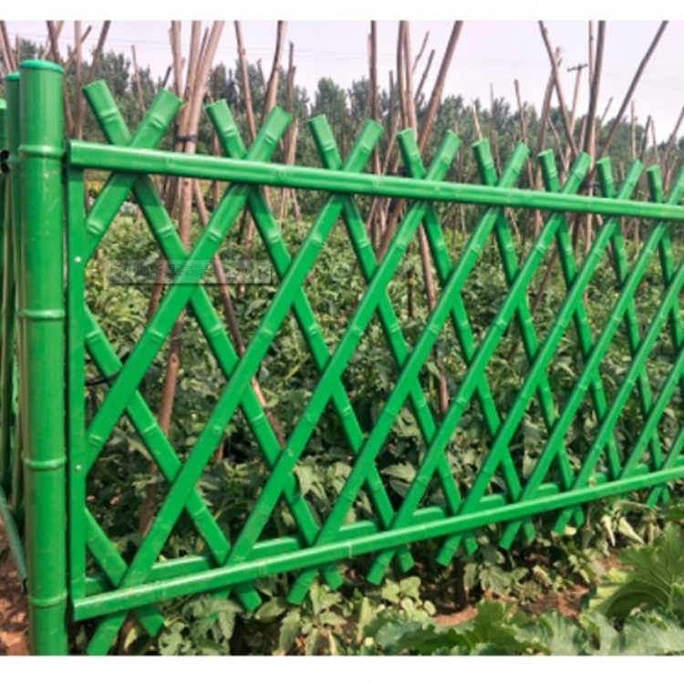 广州不锈钢仿竹护栏围栏 园林仿竹节篱笆护栏 公园农庄绿化栅栏