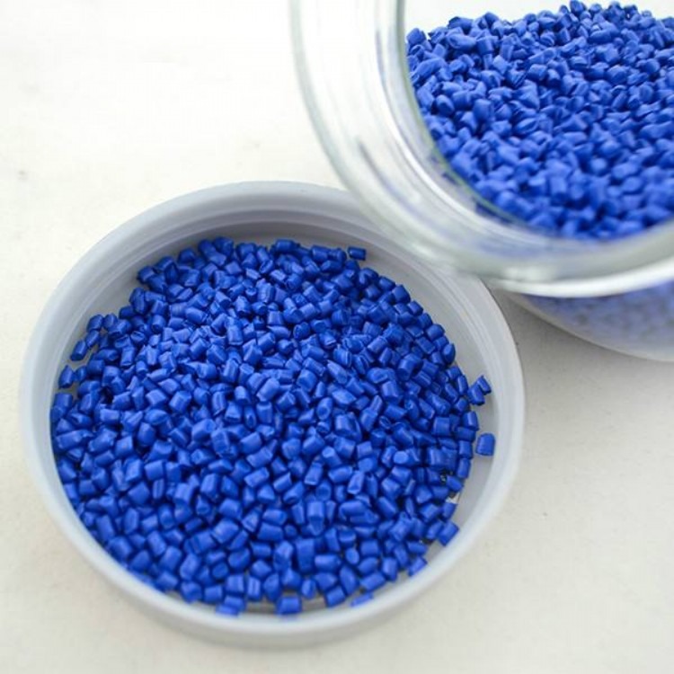 厂家直销塑胶专用蓝色母粒 片材塑料专用色母粒 加工定制深蓝色母粒